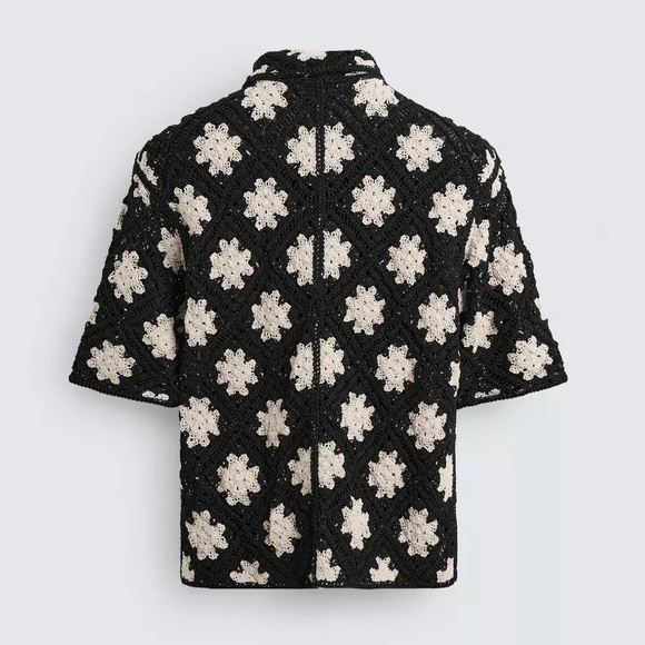 トップス chah chah chahchah GG linen blend canvas shirt in camel and ebony | GUCCI® US